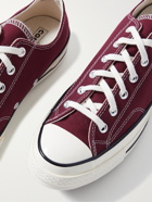 Converse - Chuck 70 OX Recycled Canvas Sneakers - Burgundy