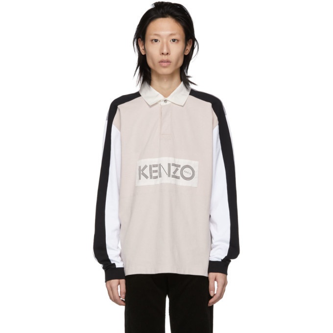 Photo: Kenzo Off-White Colorblock Logo Polo