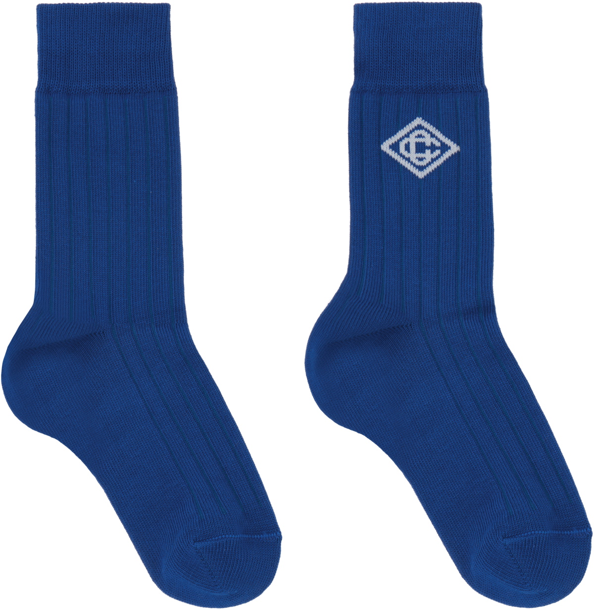 Casablanca Navy Dress Socks