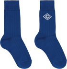 Casablanca Navy Dress Socks