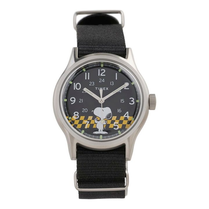 Photo: Timex Peanuts Racing MK-1 Watch in Silver/Black