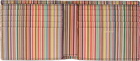 Paul Smith Black Leather 'Signature Stripe' Interior Billfold Wallet
