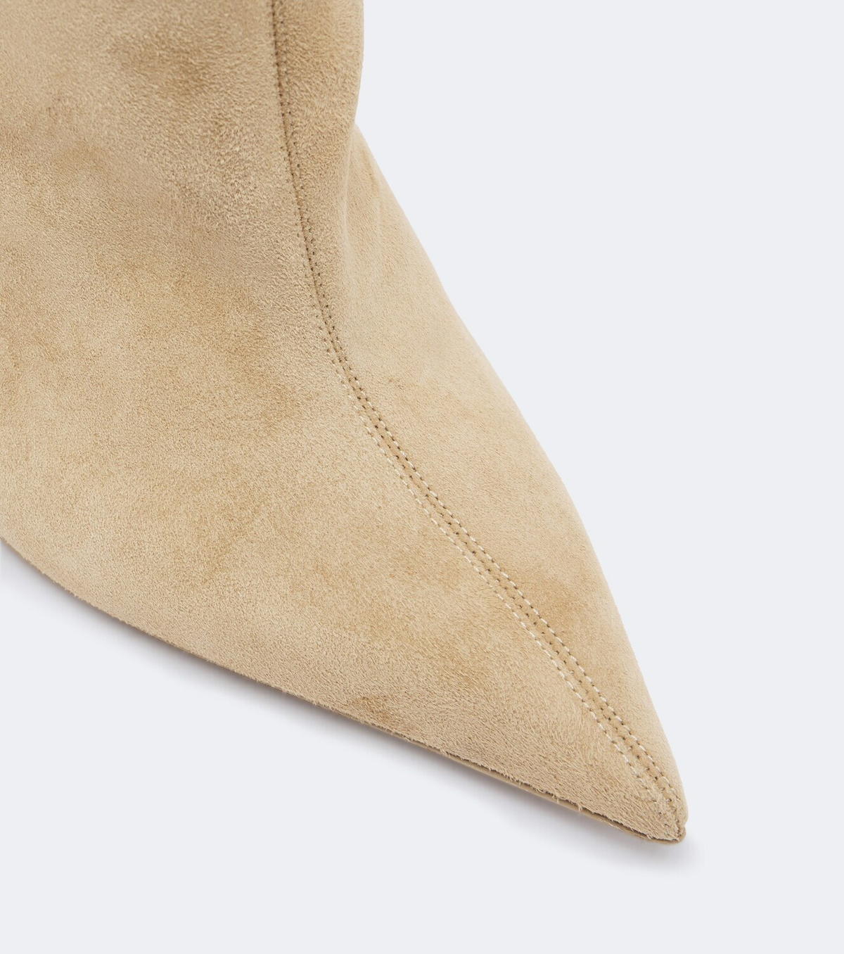Paris Texas Lidia shearling-trimmed suede ankle boots