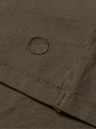 Folk - Garment-Dyed Cotton-Jersey T-Shirt - Brown