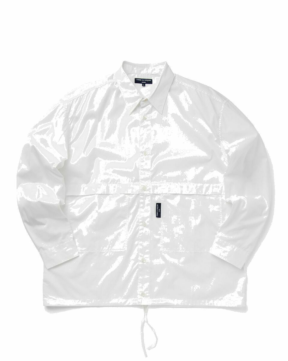 Photo: Comme Des Garçons Homme Men's Shirt White - Mens - Longsleeves