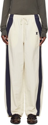 OPEN YY Beige & Navy YY Color Block Lounge Pants