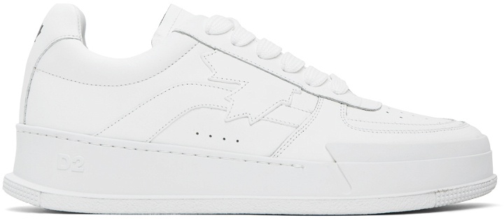 Photo: Dsquared2 White Canadian Sneakers