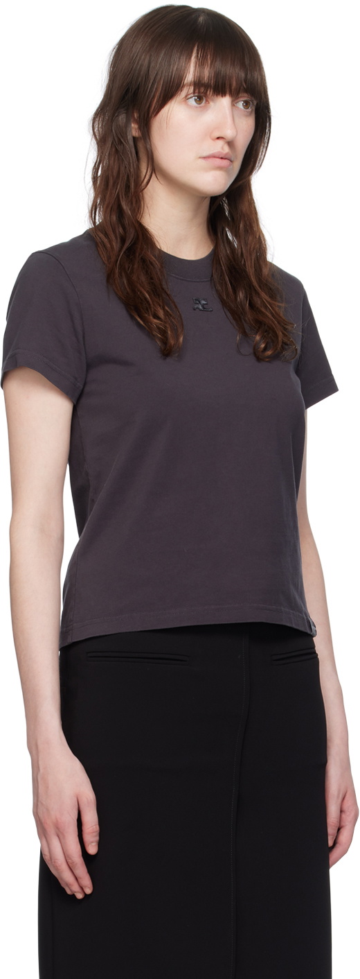 COURREGES - Woman - Grey - T-shirt main image 1