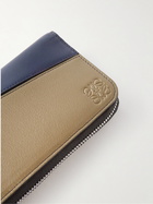 Loewe - Puzzle Colour-Block Full-Grain Leather Zip-Around Wallet