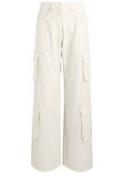Represent Fender Straight-leg Cargo Jeans Cream