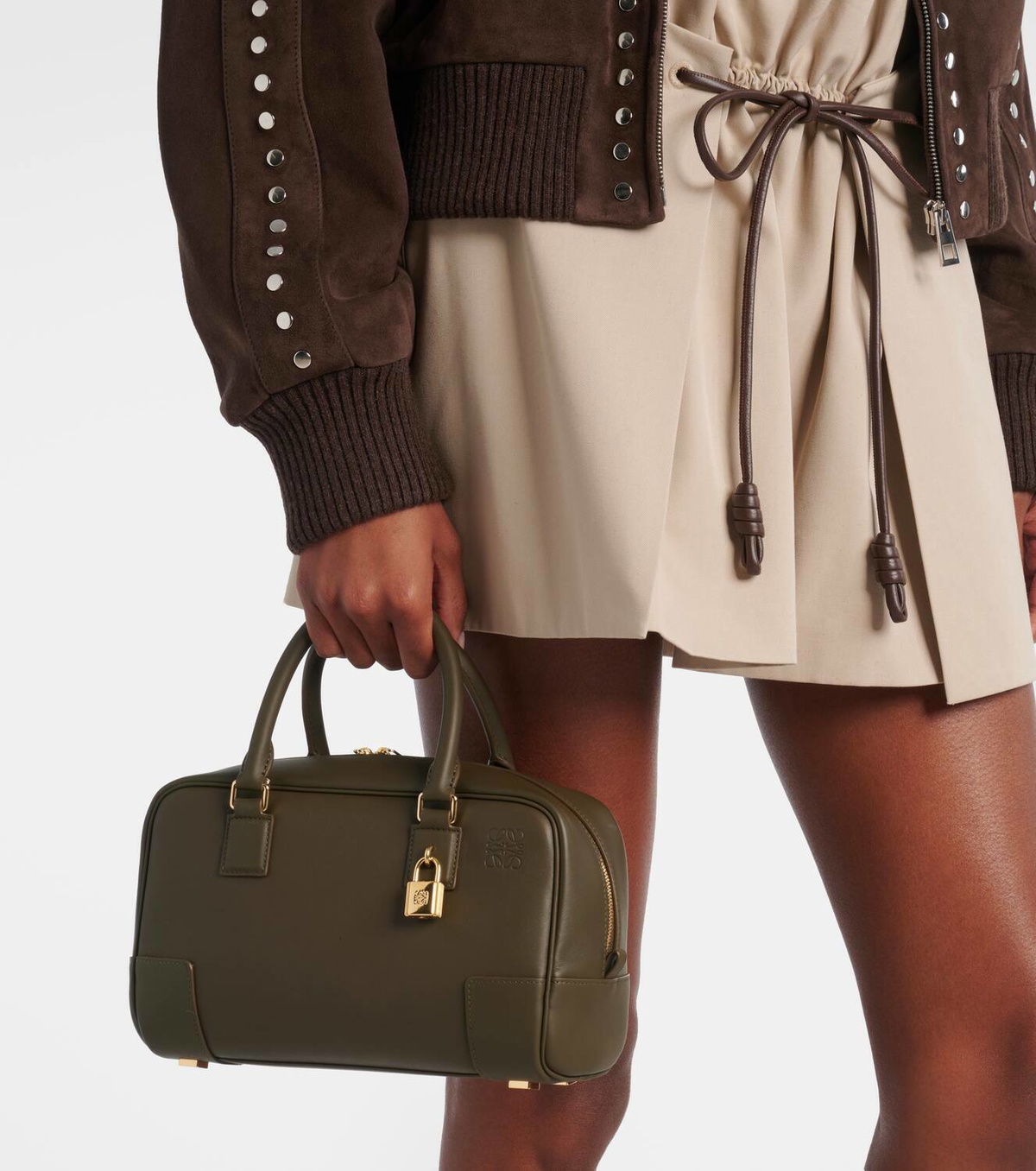 Loewe Amazona 23 leather tote bag