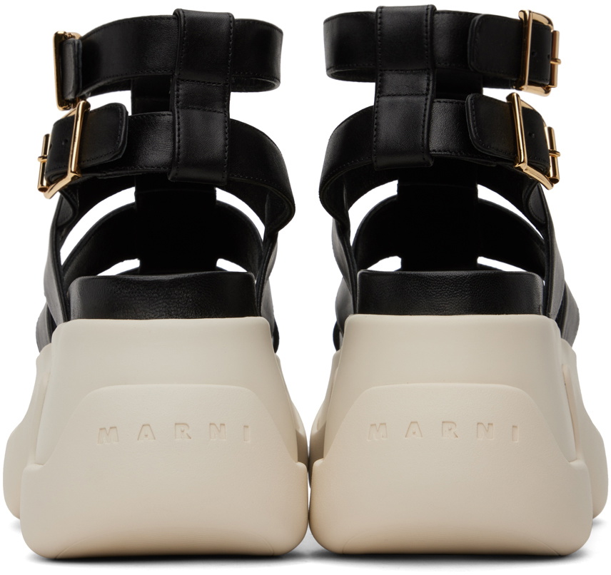【MARNI】Fussbett Gladiator ★関税送料込み★ Marni Gladiator Fussbett Sandals - Black | Garmentory