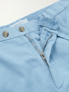 Boglioli - Straight-Leg Cotton-Blend Suit Trousers - Blue