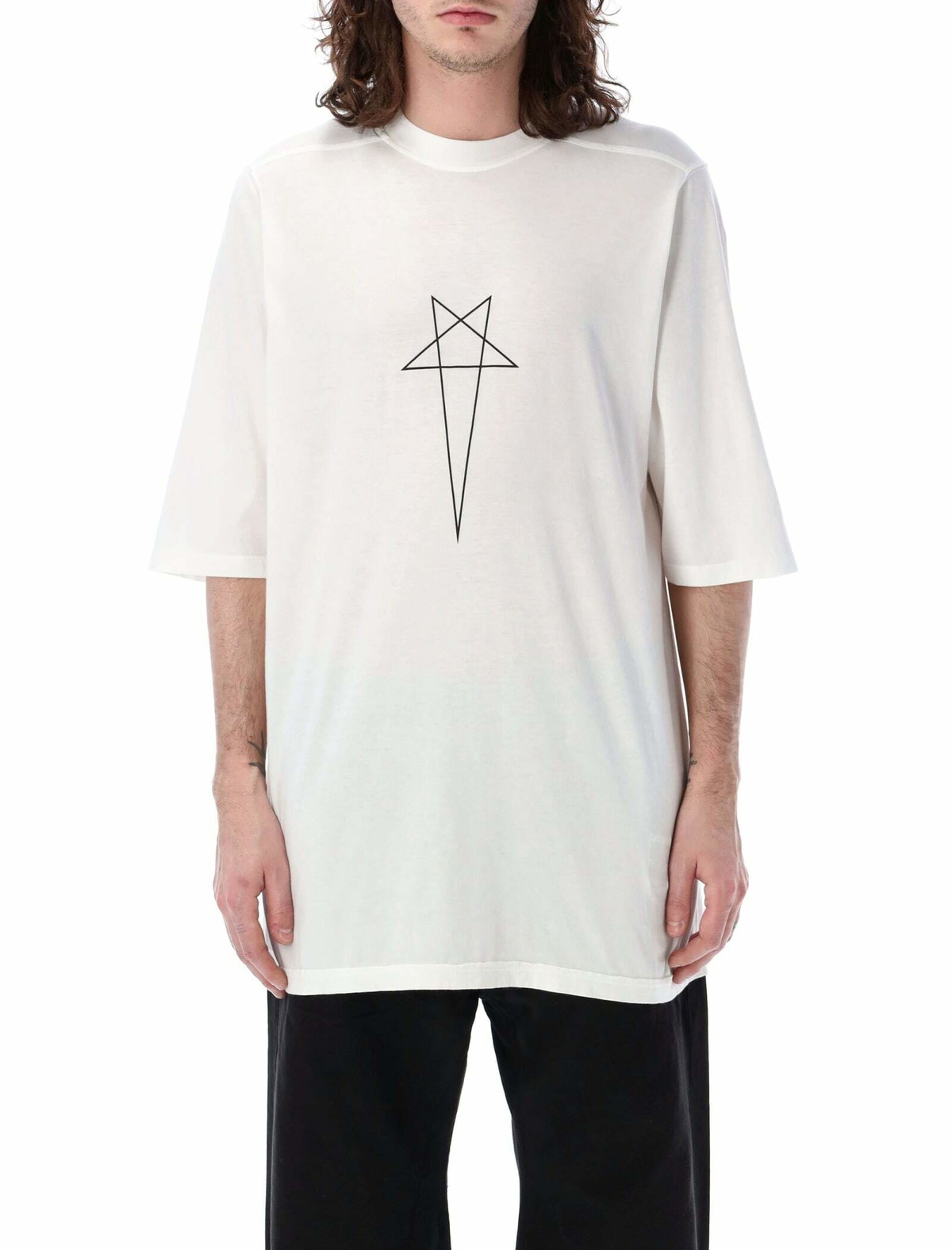 Rick Owens DRKSHDW Black Jumbo SL T-Shirt Rick Owens Drkshdw Rick Owens DRKSHDW Black Jumbo SL T-Shirt Rick Owens Drkshdw