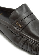 Saint Laurent Le Loafer 15 Leather Loafers Brown
