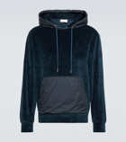 Moncler - Hooded velour sweatshirt
