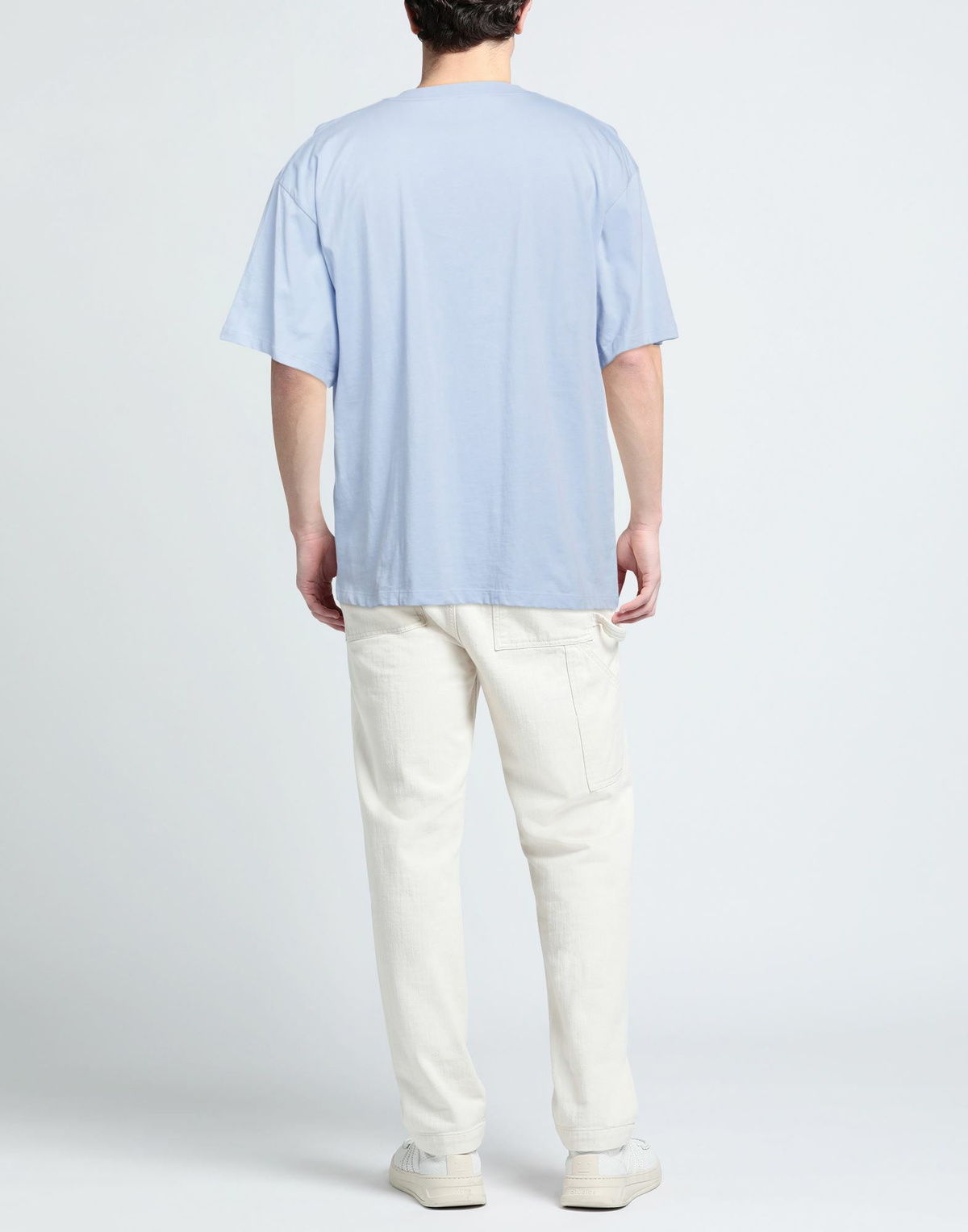 Sandro Mens T-shirt Light in Blue
