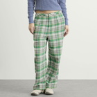 Beams Boy Women's Work Check Easy Pants in Grey