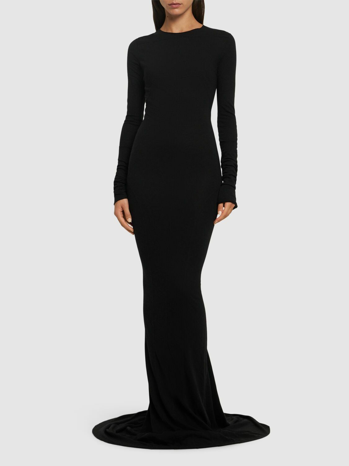 holiday party long dress Zapakasa Women Black Velvet Long Holiday Party Dress with Slit Mermaid Cut  Out Halter Backless Black Tie Dress main image 1