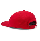 Off-White - Printed Cotton-Twill Baseball Cap - Men - Red