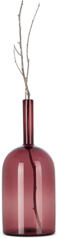 Photo: Nate Cotterman Purple Small Flat Bottom Balloon Vase