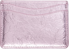 GANNI Pink Bou Metallic Card Holder