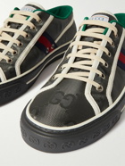 GUCCI - Off the Grid Webbing-Trimmed Monogrammed ECONYL Canvas Sneakers - Gray