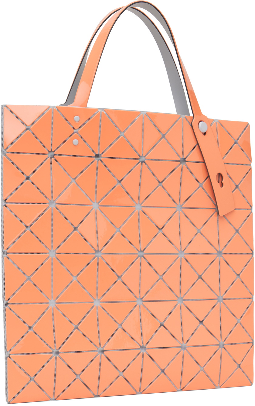 BAO BAO ISSEY MIYAKE Orange Lucent Gloss Tote Bao Bao Issey Miyake