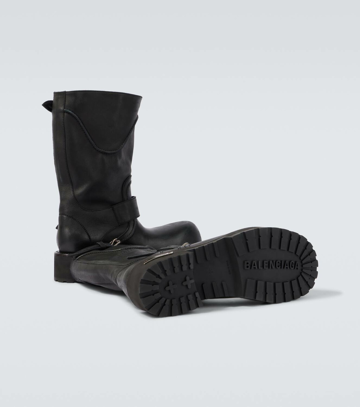 Balenciaga Venom leather biker boots Balenciaga