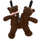 Marc Jacobs Brown Heaven by Marc Jacobs Double-Headed Teddy Backpack