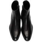 Saint Laurent Black Wyatt Boots