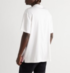 Fear of God for Ermenegildo Zegna - Oversized Logo-Print Crepe T-Shirt - White