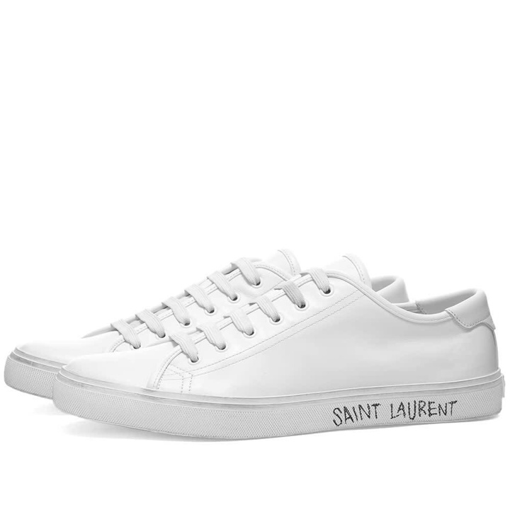 Photo: Saint Laurent Malibu Signature Leather Sneaker