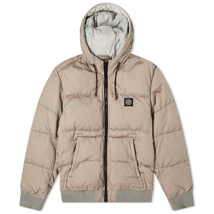 Photo: Stone Island Seeksucker Nylon Down Smock Jacket