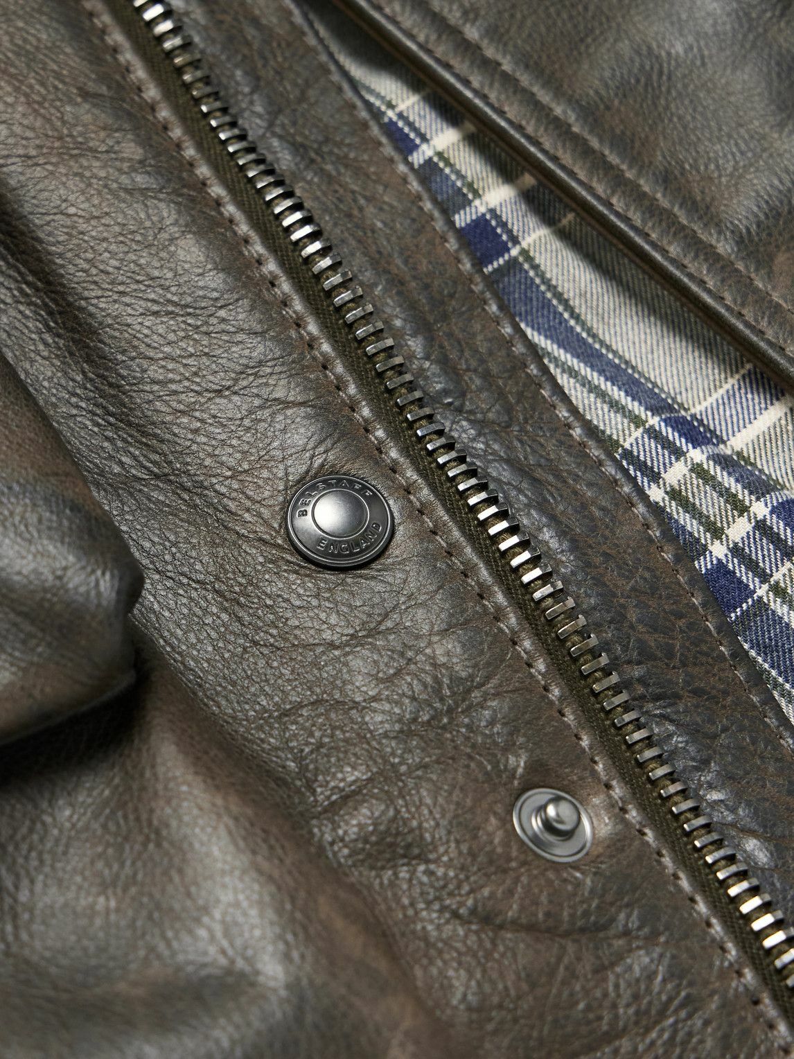 Belstaff - Legacy Trailmaster Panther Waxed-Leather Belted Jacket - Green
