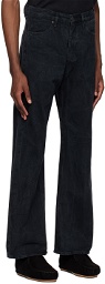 AURALEE Black Faded Jeans