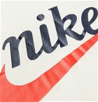 Nike - Sportswear Heritage Logo-Print Cotton-Blend Jersey T-Shirt - White