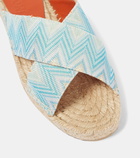 Missoni Harlow Zigzag espadrille slides