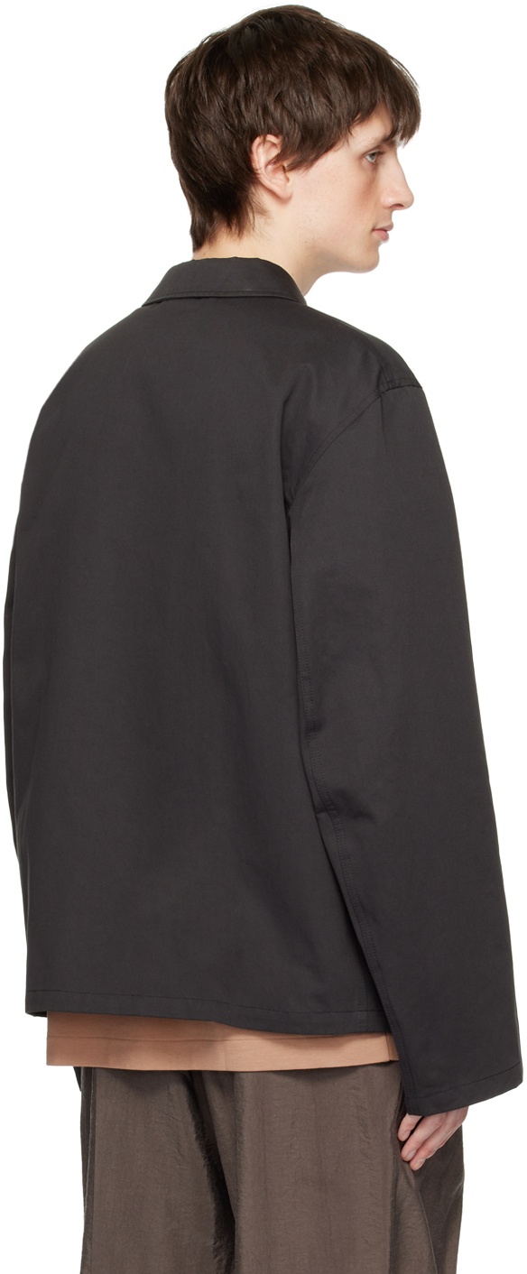 LEMAIRE Black Workwear Jacket Lemaire