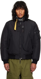 Parajumpers Black Down Bomber Jacket