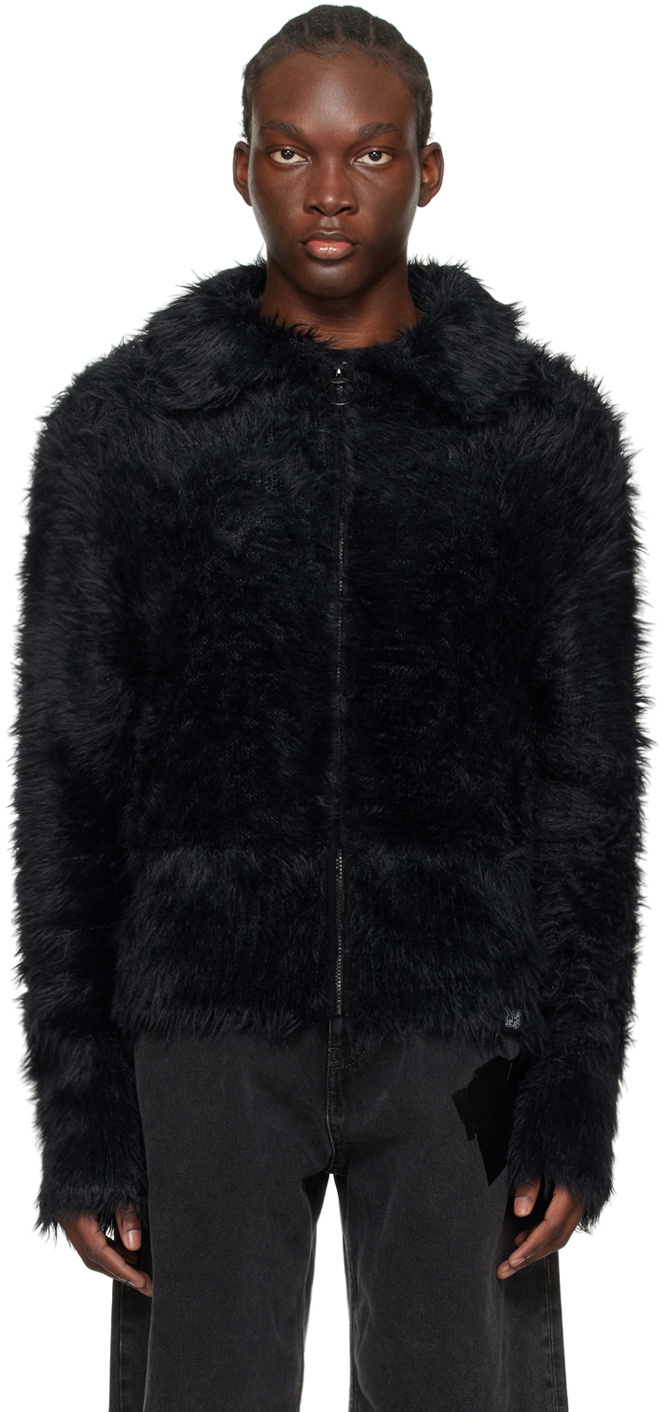 Martine Rose Black Hairy Jacket Martine Rose