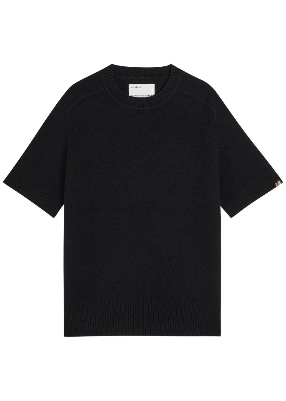 Extreme Cashmere N°454 Scott Cashmere-blend top - Black - One Size
