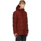 Herno Red Down Seamong Hooded Parka