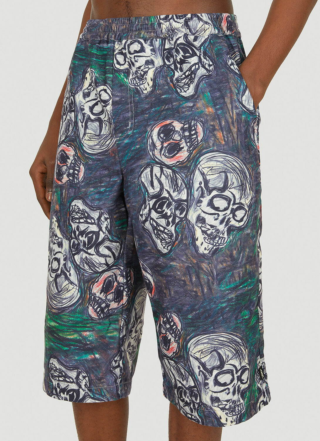 P.A.M. Skulls Bermuda Shorts