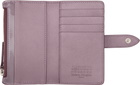 Maison Margiela Purple Four Stitches Zip Card Holder