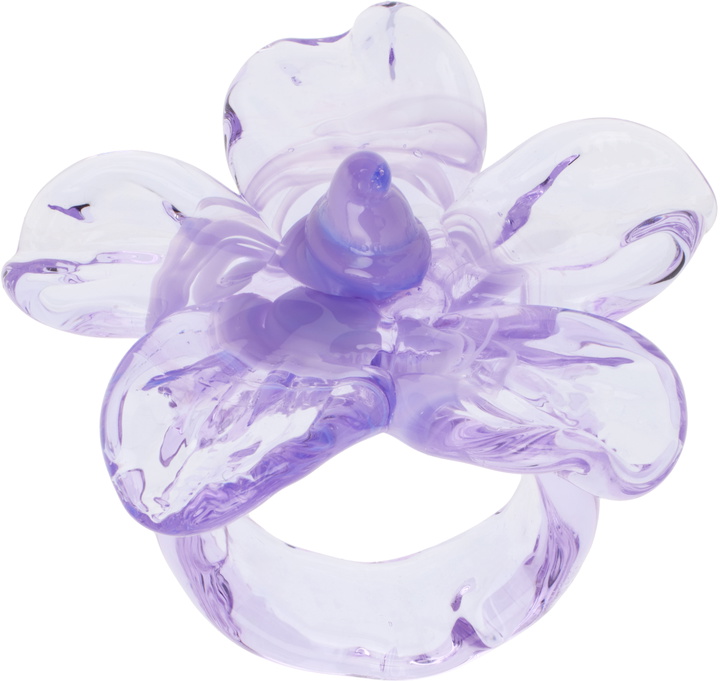 Photo: LEVENS JEWELS Purple Hibiscus Ring
