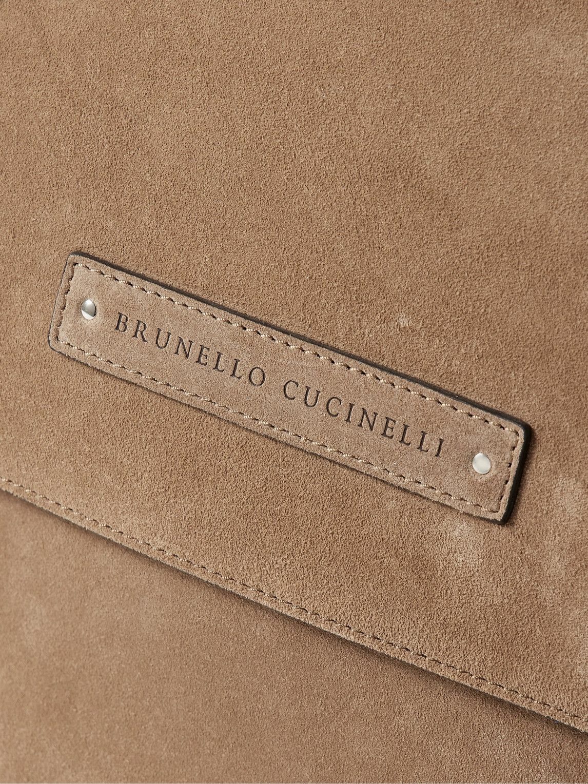 Brunello Cucinelli - Borsa Suede Briefcase