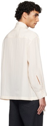 Jean Paul Gaultier Off-White Glove Detail Blouse