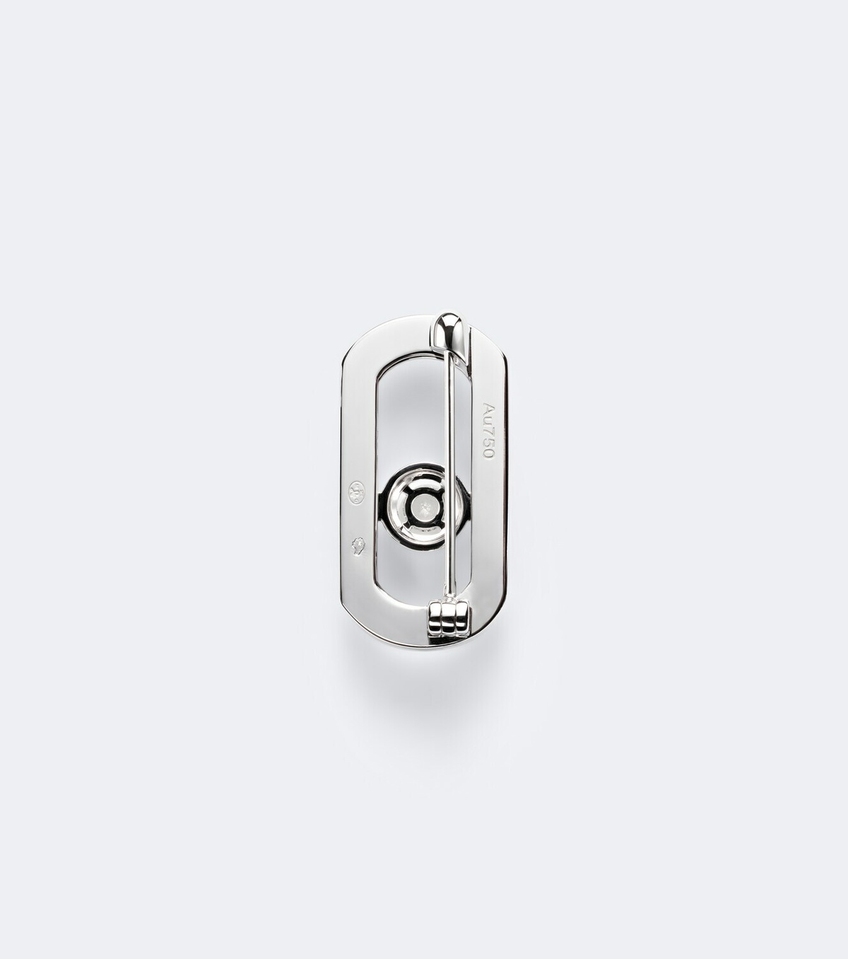 Messika So Move 18kt white gold brooch with diamonds