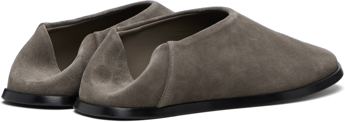 Fear of God Taupe Slip On Loafers